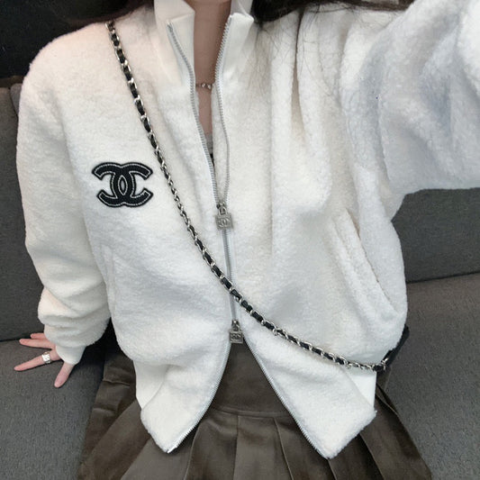 Fashionable grain velvet jacket XC0723112205