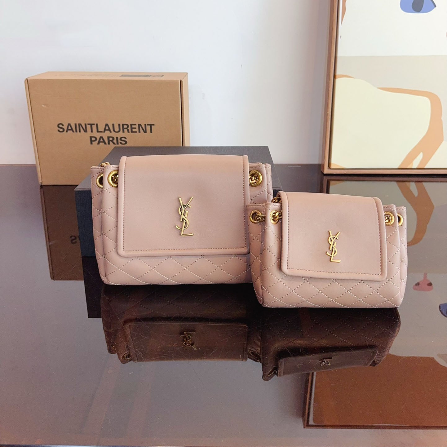 YSL nolita Sheepskin material shoulder bag XC24092424