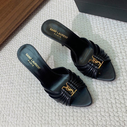 New fashion 9cm high heel sandal slippers 1025031909