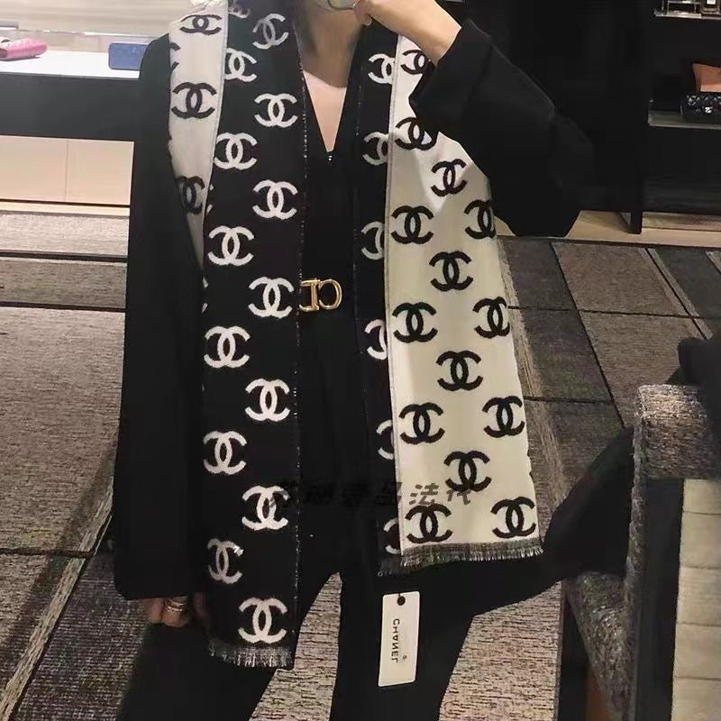 Fashion and versatile high-end cashmere scarf PD1023042823