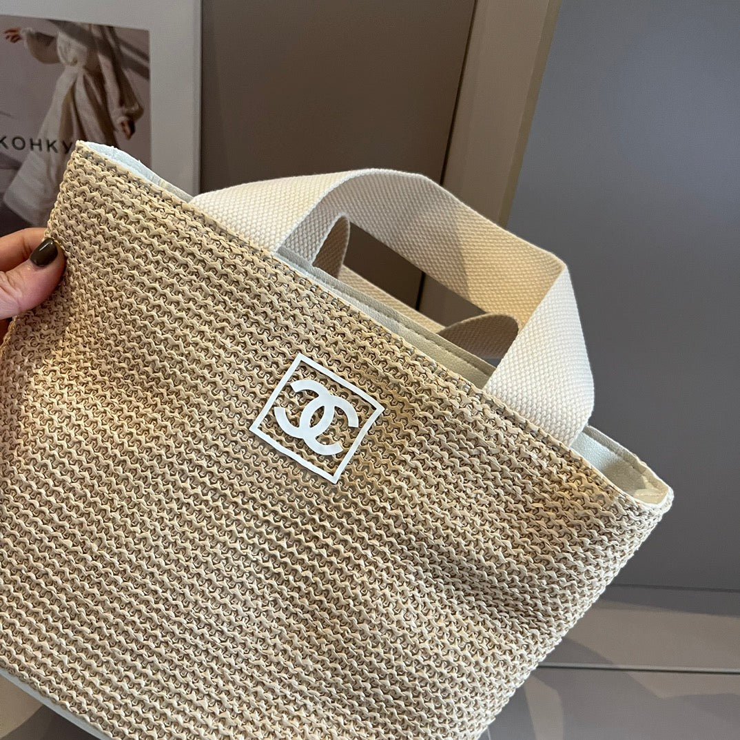 CNL summer pastoral woven handbag 0724041119