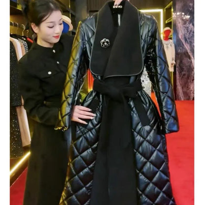 New large collar slim fit windbreaker cotton jacket 1024110603