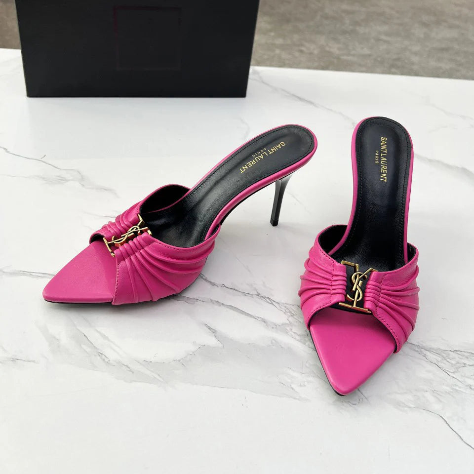 New fashion 9cm high heel sandal slippers 1025031909