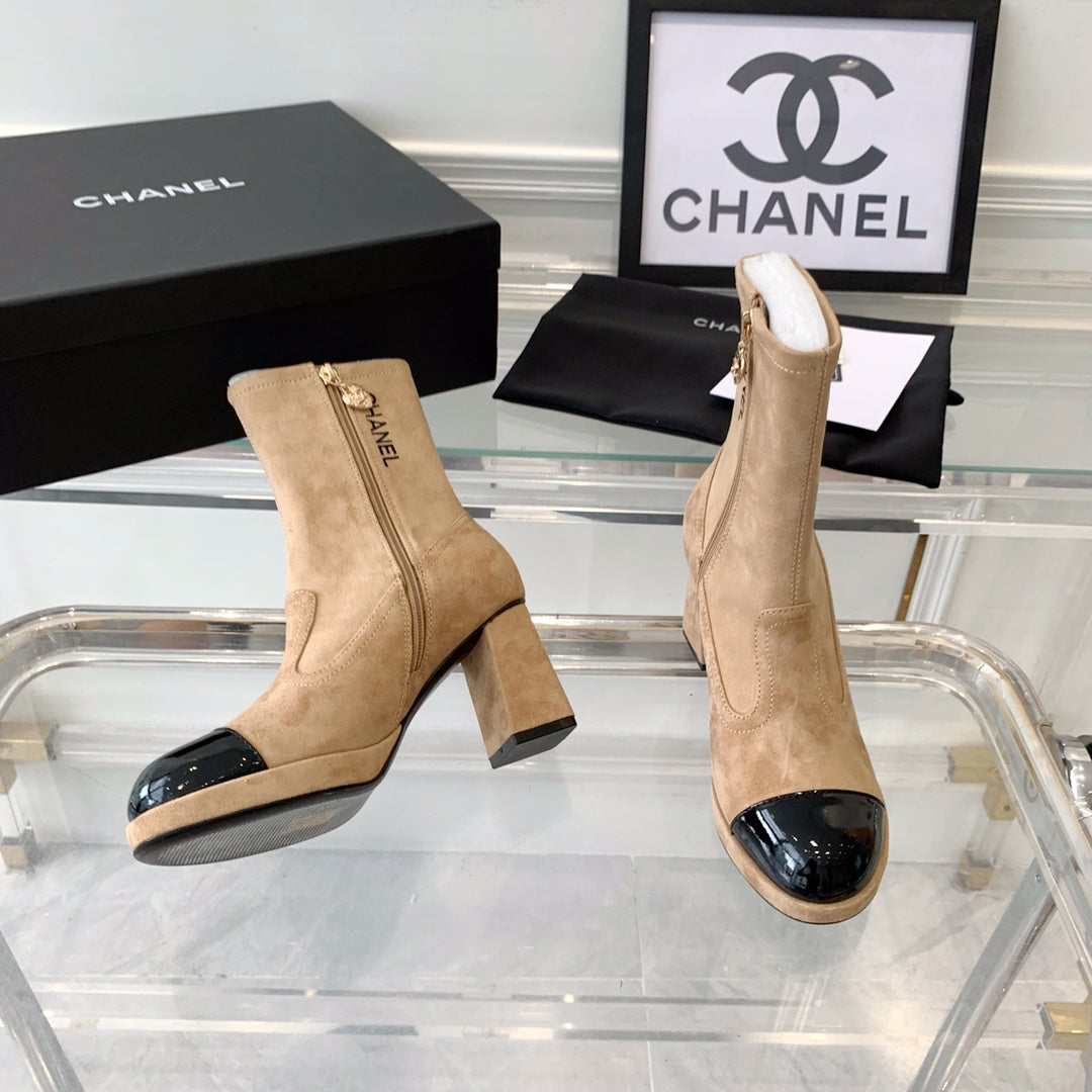 CNL Fashion Cashmere High Heel Boots 0724102316