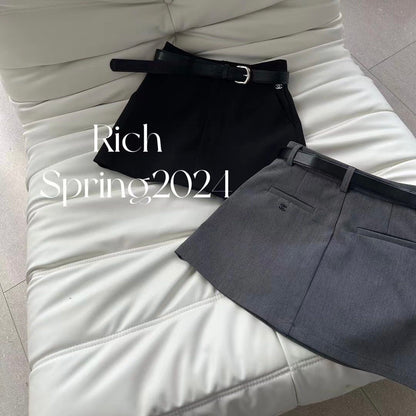 Spring and summer 24 new style embroidered logo suit skirt 1824031205