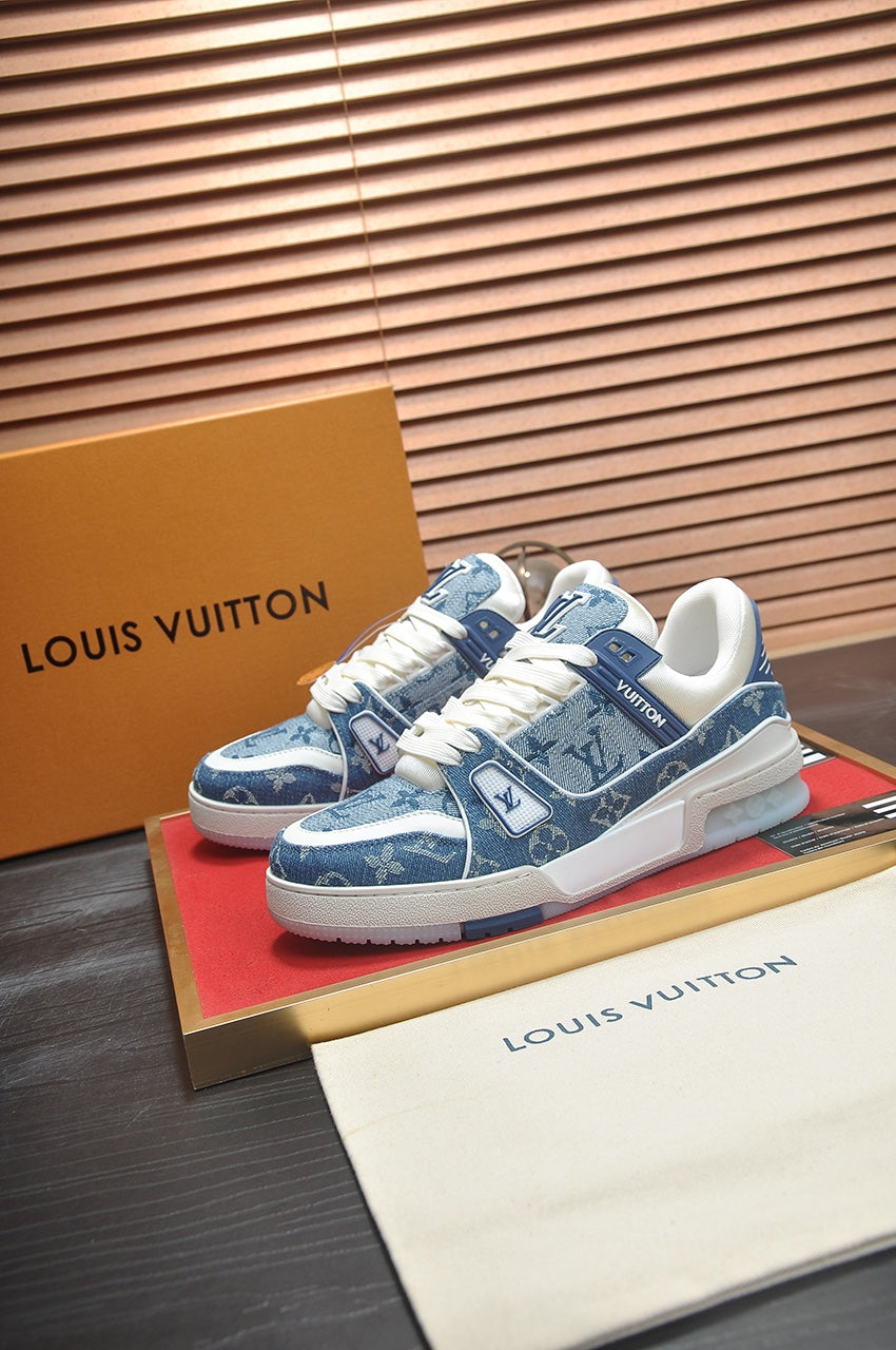 Lvv trainer fashion denim print sneakers 0725032704