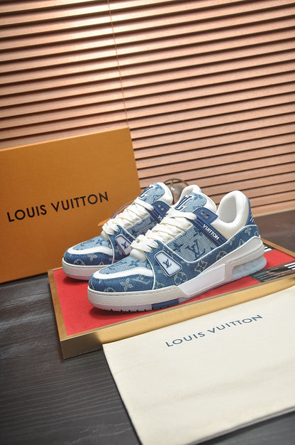 Lvv trainer fashion denim print sneakers 0725032704