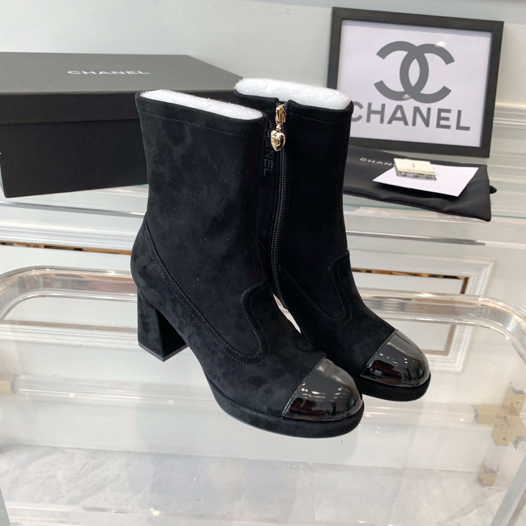 CNL Fashion Cashmere High Heel Boots 0724102316