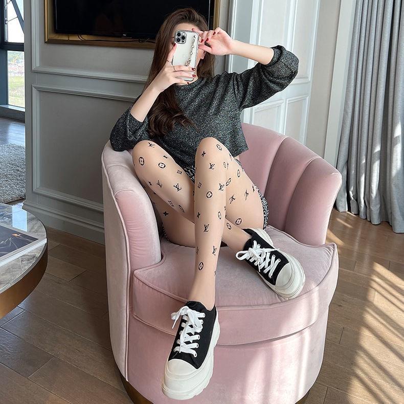 High Quality 15D Letter Printed Anti-snatch Sexy Stockings 0823112213