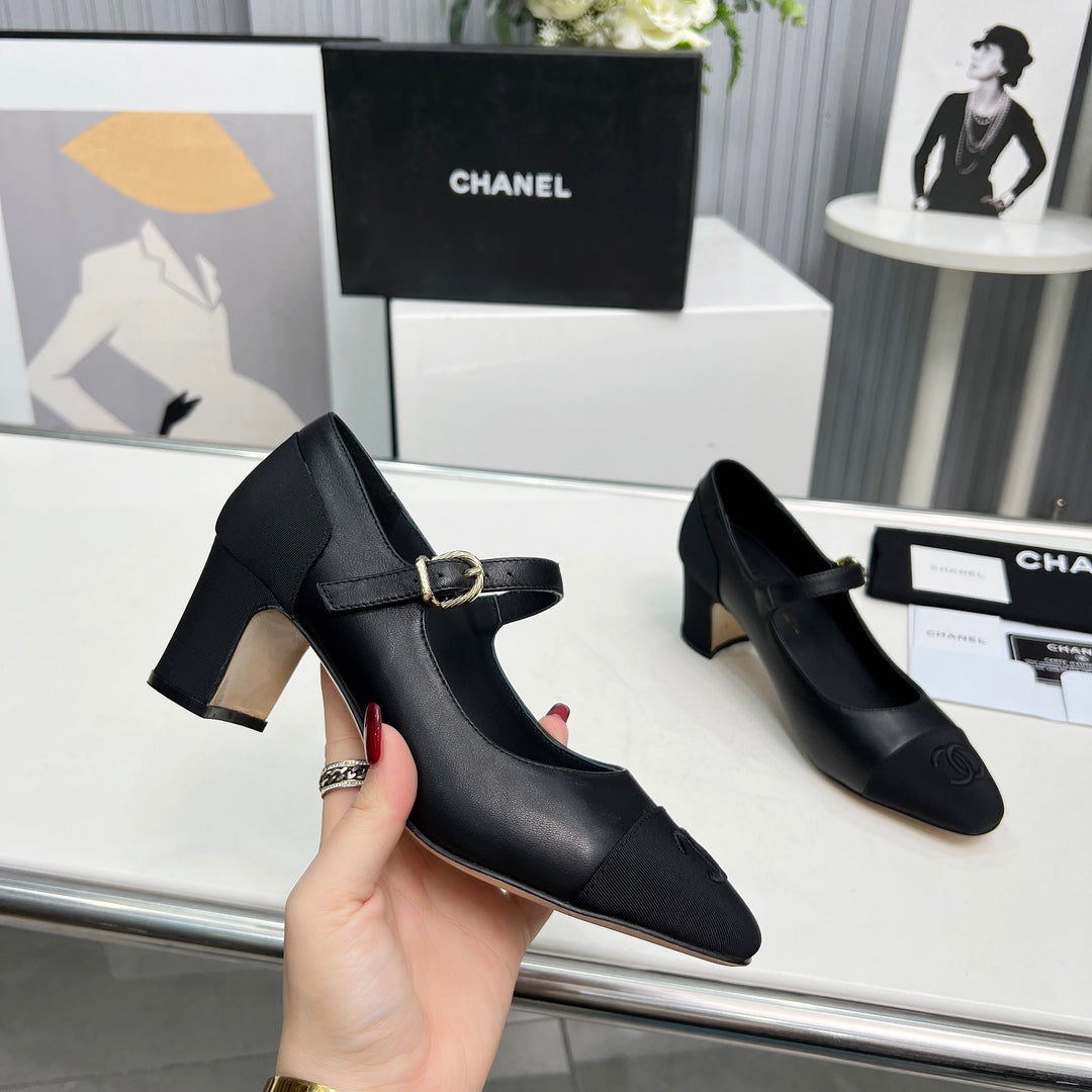 Chane1 top fashion classic color block high heels 0724030816