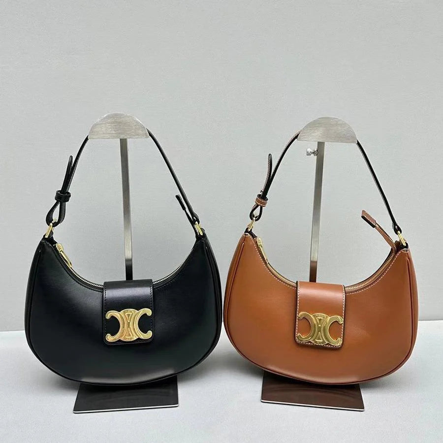 New Vintage Old Flower Portable Crescent Bag 1024041126