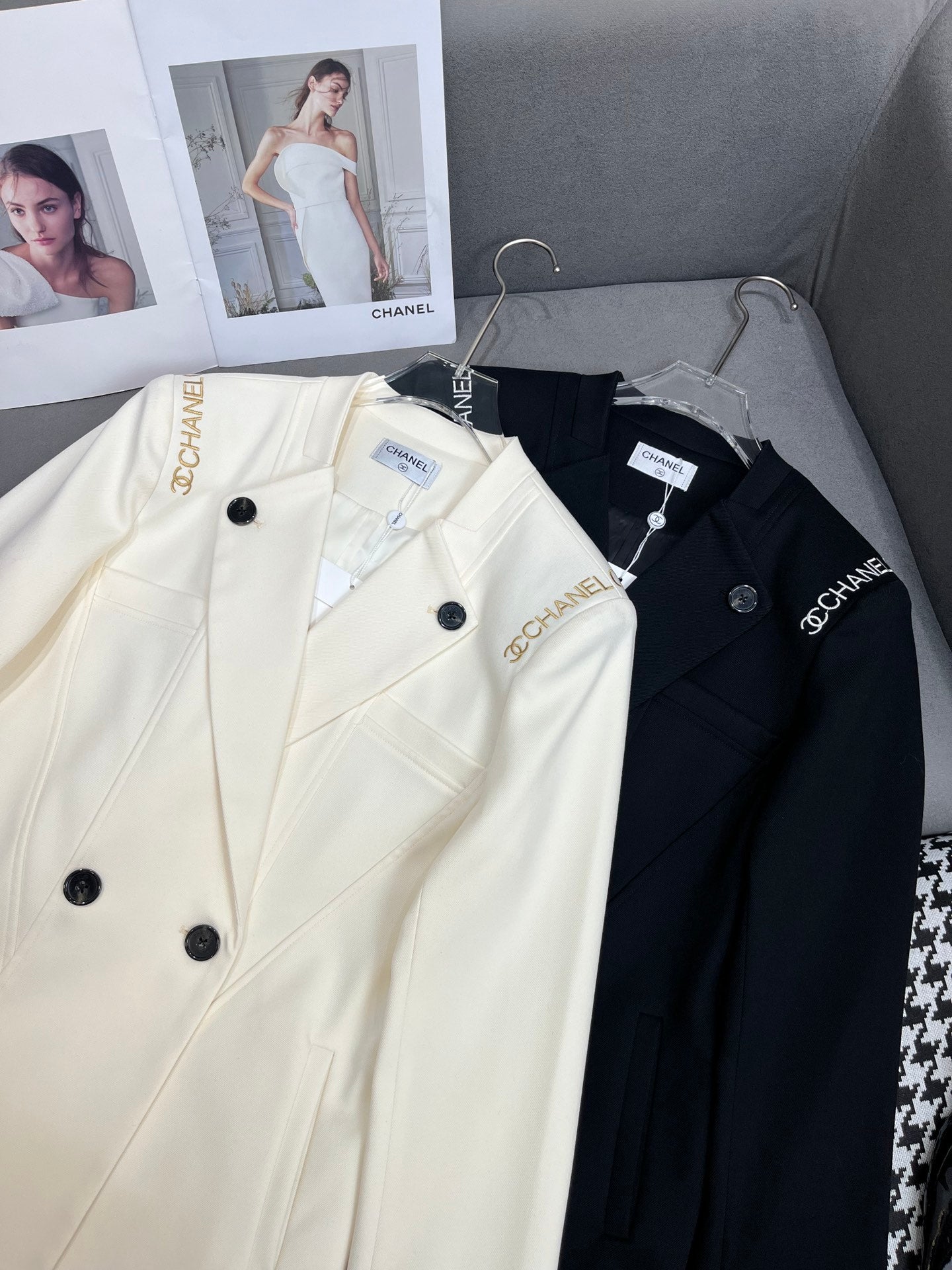 CNL24SS autumn and winter new suit jacket/letter embroidery 0724121107