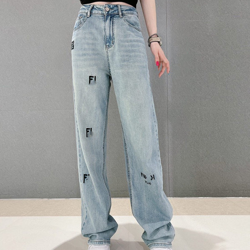 New Versatile Casual Straight Jeans PF1023101226