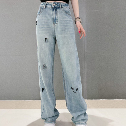 New Versatile Casual Straight Jeans PF1023101226