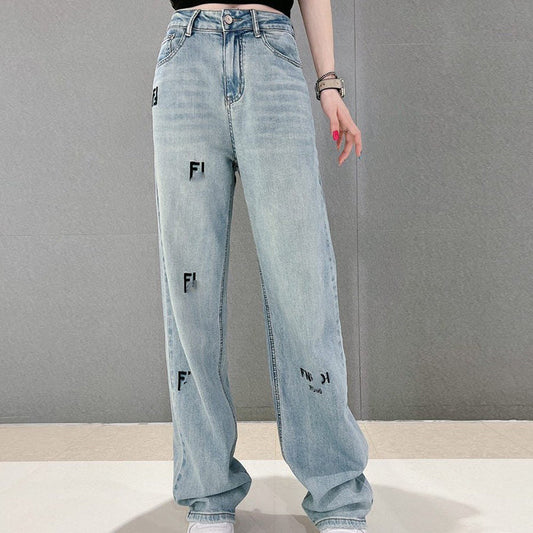 New Versatile Casual Straight Jeans PF1023101226