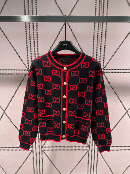 G Fashion Black Printed Cardigan XC0723101912