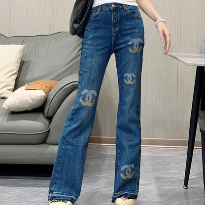 New Fashion Versatile Elastic Jeans 1023122720