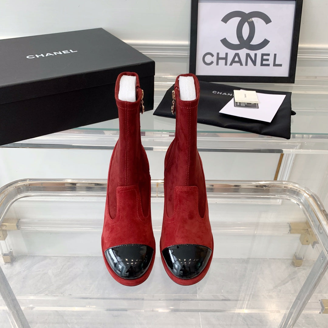 CNL Fashion Cashmere High Heel Boots 0724102316