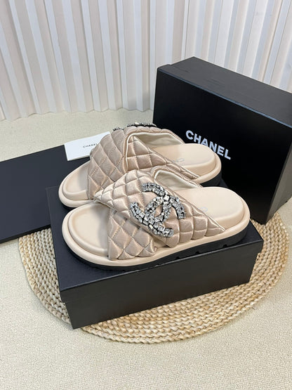 CNL thick-soled Velcro women's slippers 0724042704