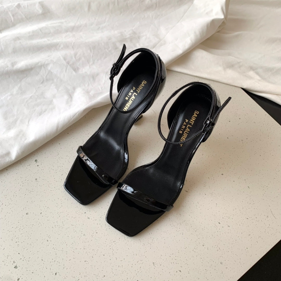 YSL classic one-strap high-heeled sandals 0725032414