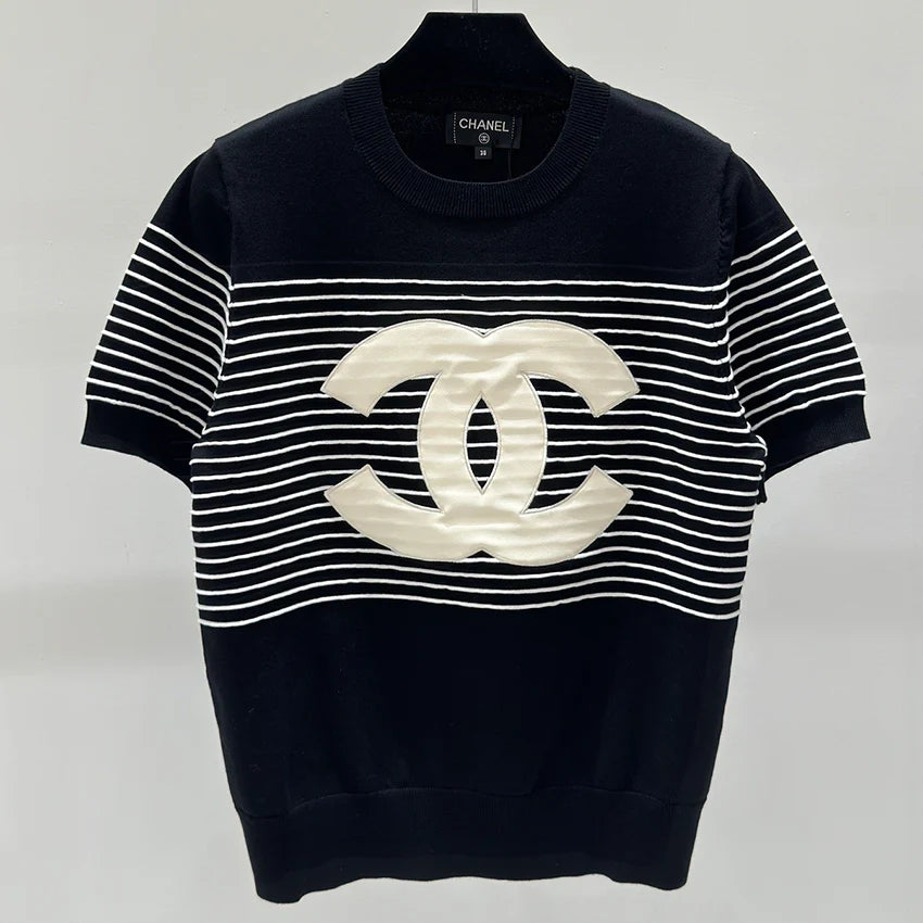 New luxury knitted short sleeves 1024052713