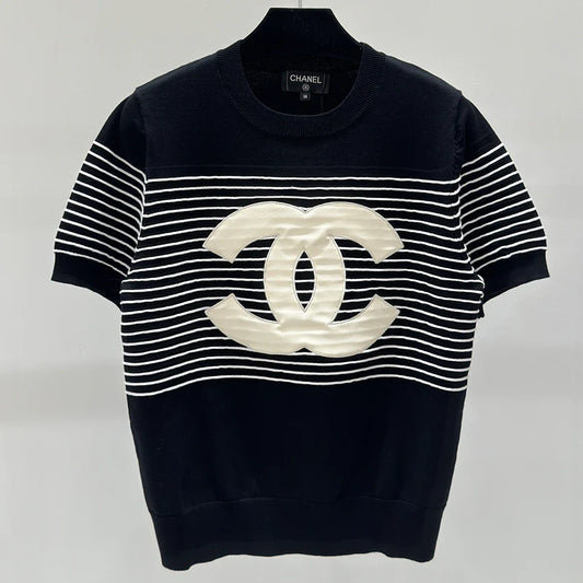 New luxury knitted short sleeves 1024052713