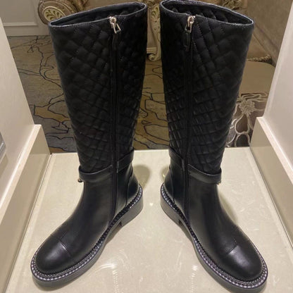 CNL rhombus metal chain boots 1824092702