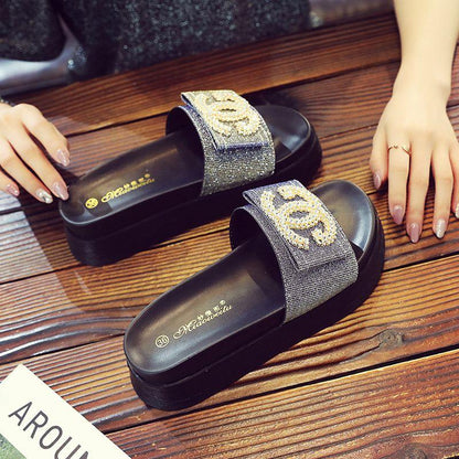 New Thick Bottom Fashion Muffin Sandals And Slippers 1024052112