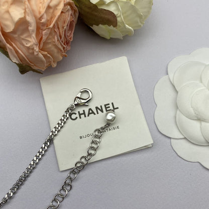 Premium Double C Letter Necklace 0823112207