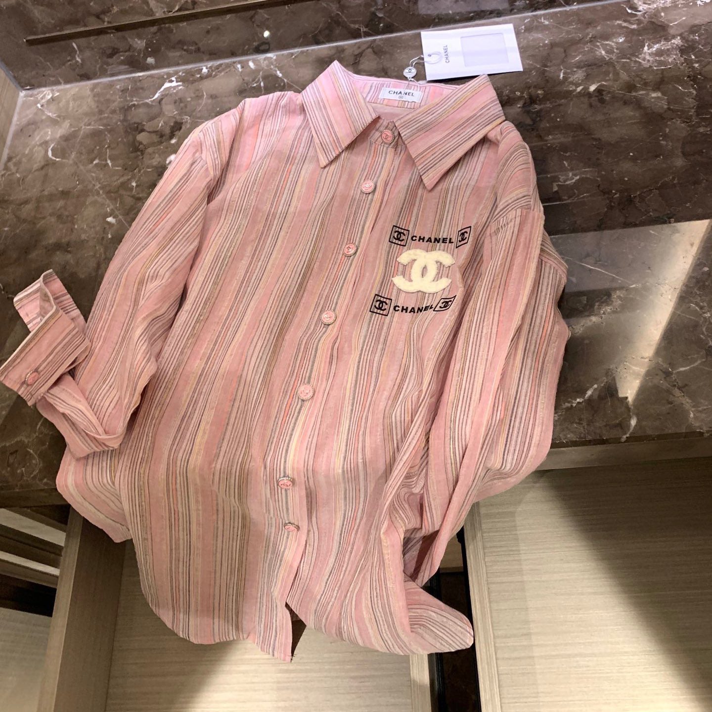 CN fashion striped shirt XC0723092601