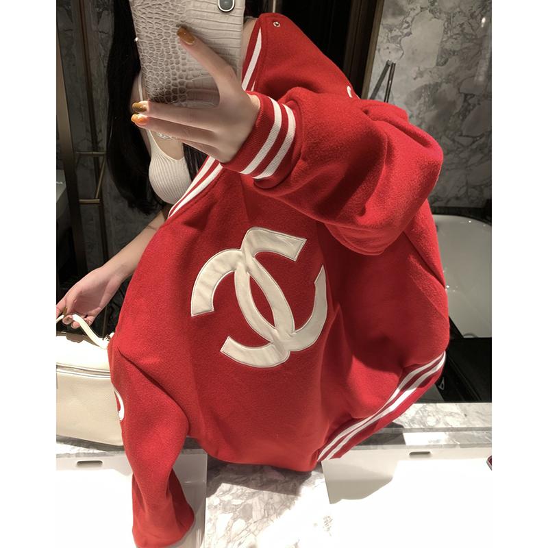 New fashion woolen patchwork leather sleeve jacket 1023121409