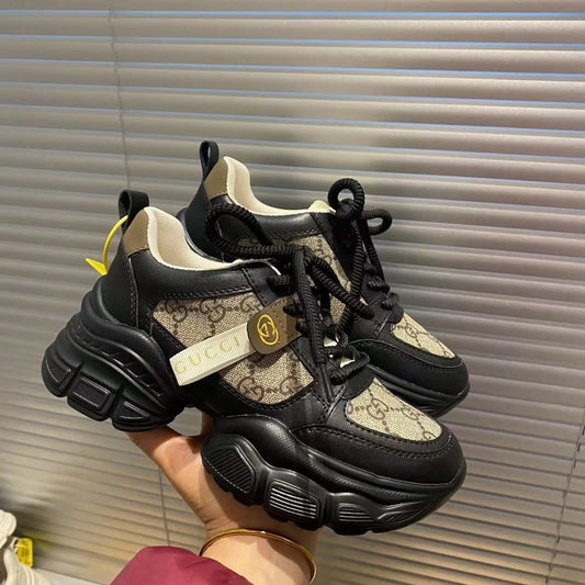 New Sports and Casual Thick Sole Elevated Women's Shoes 1024022607