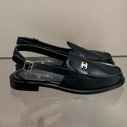 25c new 3cm heel buckle back strap sandals 1025032819