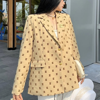 Fashion Embroidered Loose Suit Jacket 1024030714