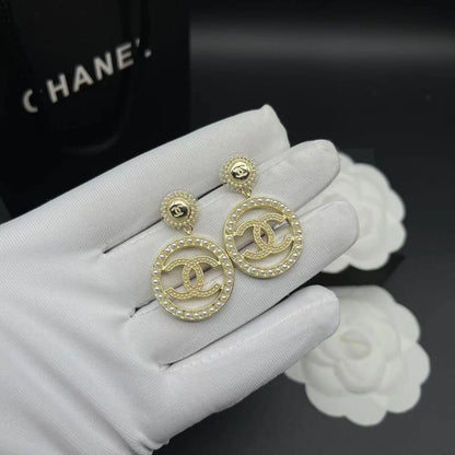 Fashionable Tassel Full Diamond Earrings 1024010313