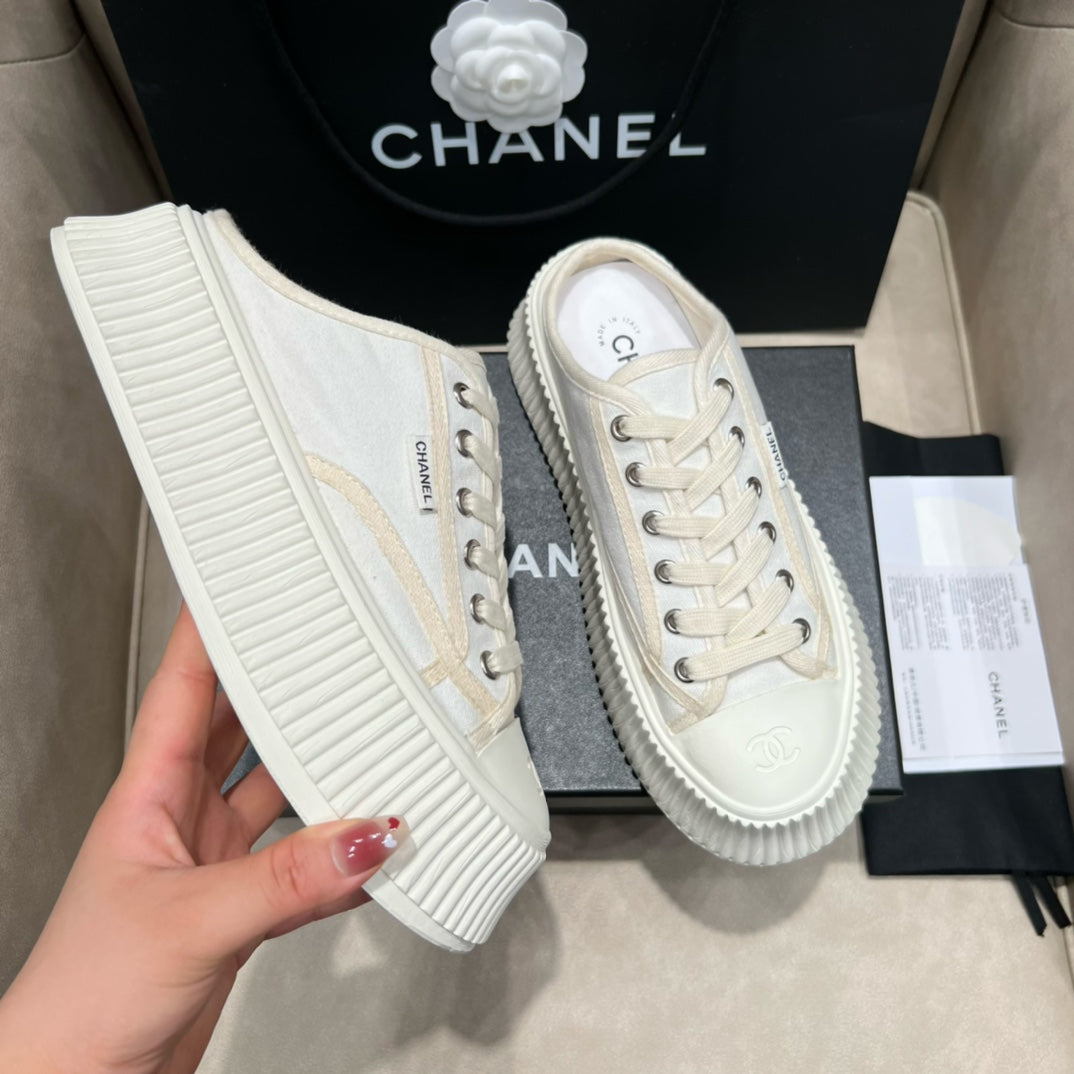 CNL Vintage 2024 Autumn and Winter New Style Canvas Thick-soled Sneakers 1824071604