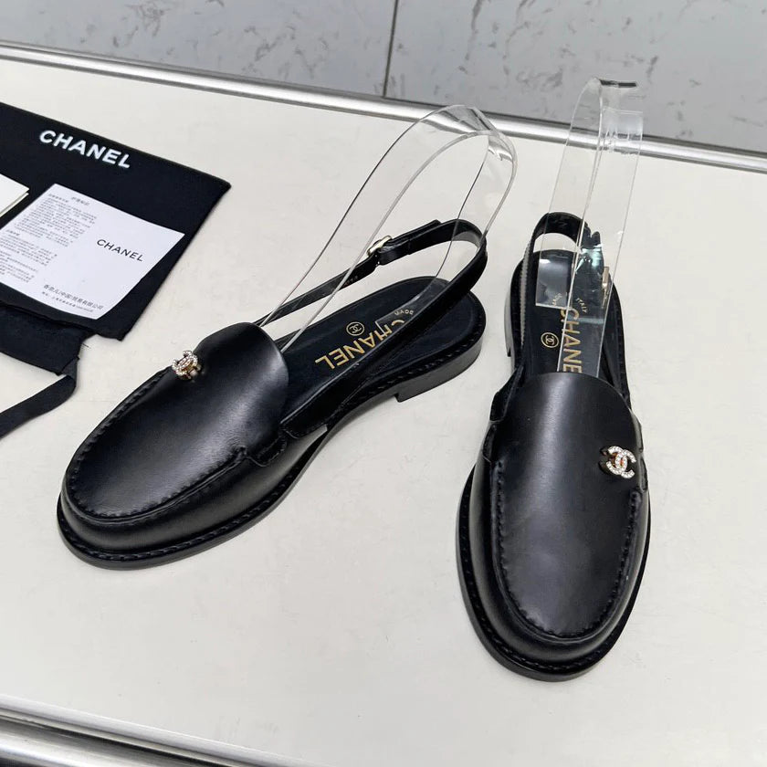 25c new 3cm heel buckle back strap sandals 1025032819