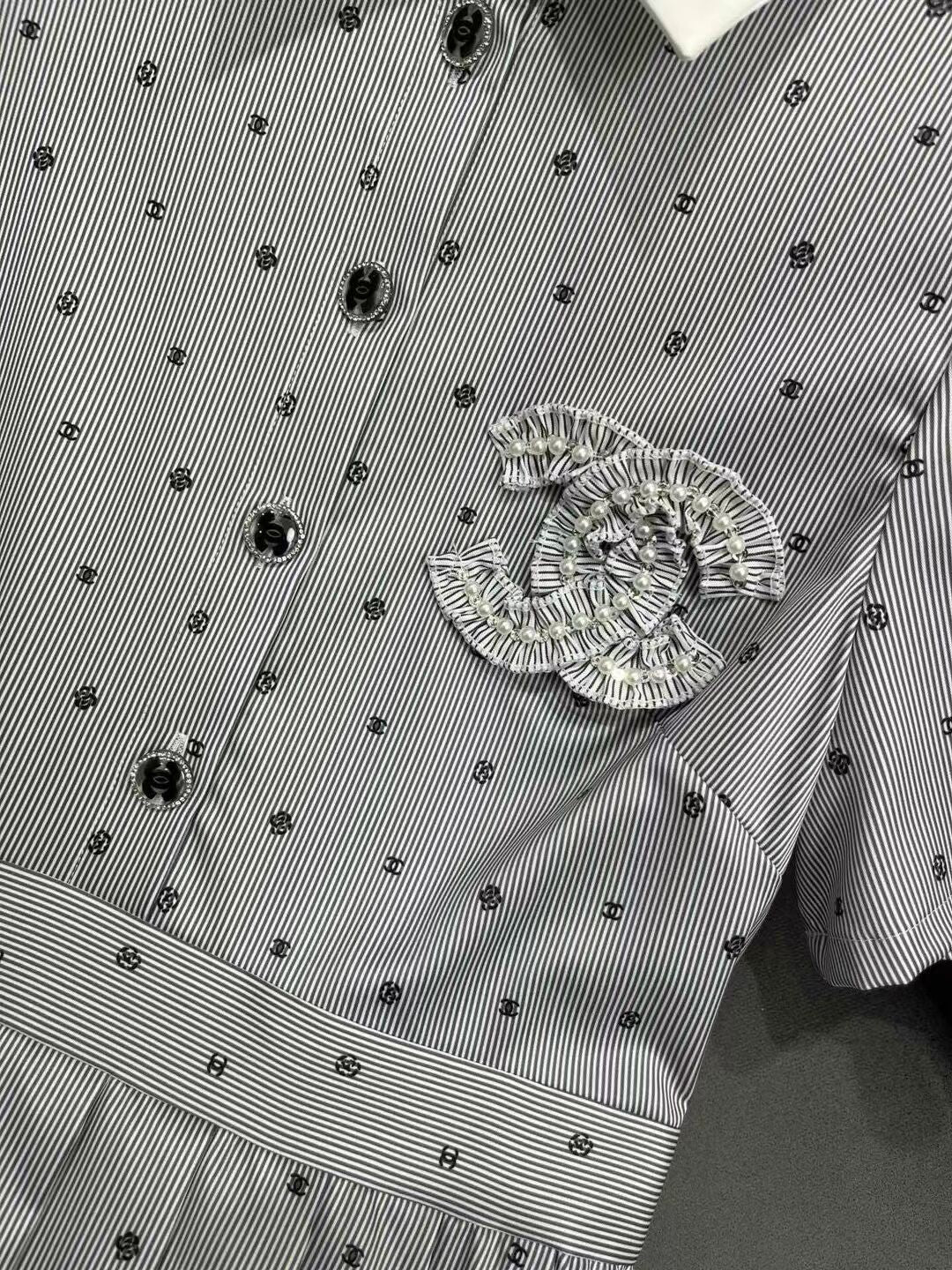 New Full Print Fashion Casual Short Sleeve Dress 1024041106