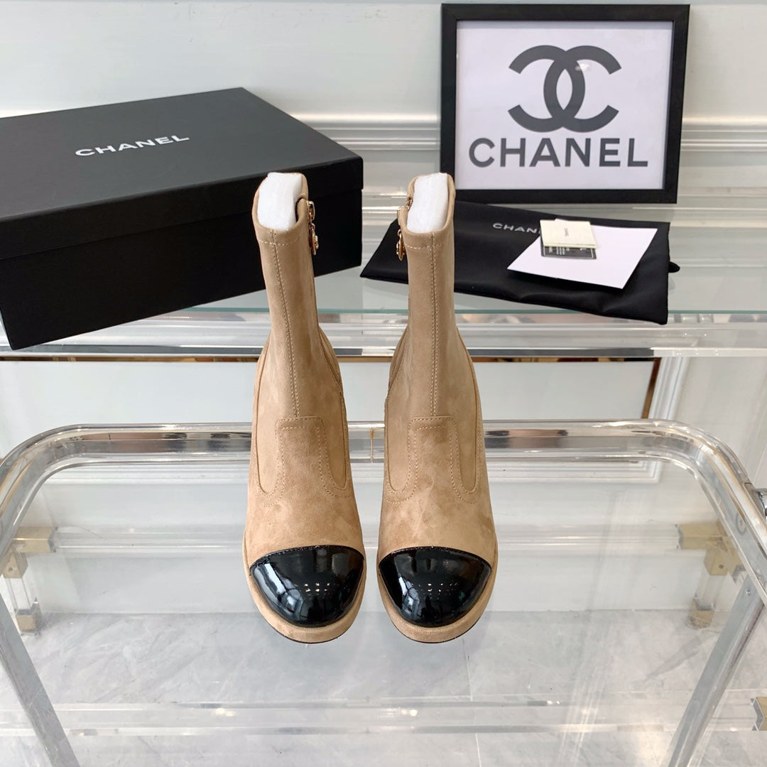 CNL Fashion Cashmere High Heel Boots 0724102316