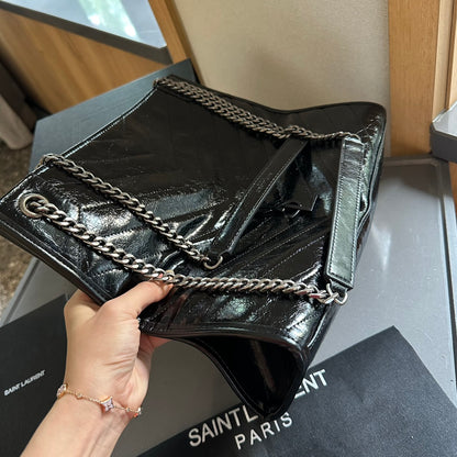 Ysl Niki Tote genuine cowhide commuter bag XC24092405