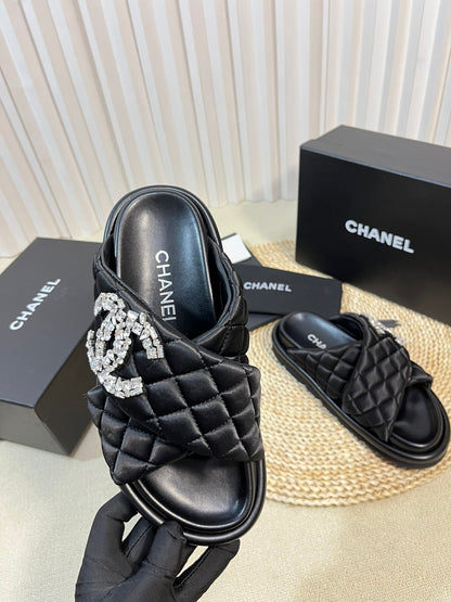 CNL thick-soled Velcro women's slippers 0724042704