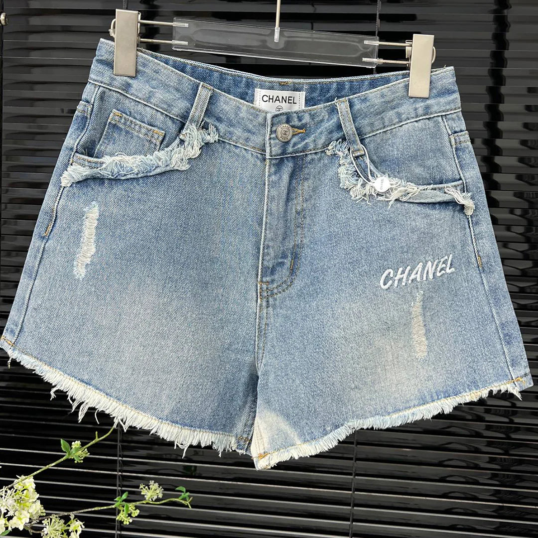 New fashion straight leg denim shorts 1024032509