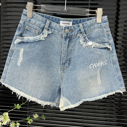New fashion straight leg denim shorts 1024032509