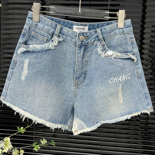 New fashion straight leg denim shorts 1024032509