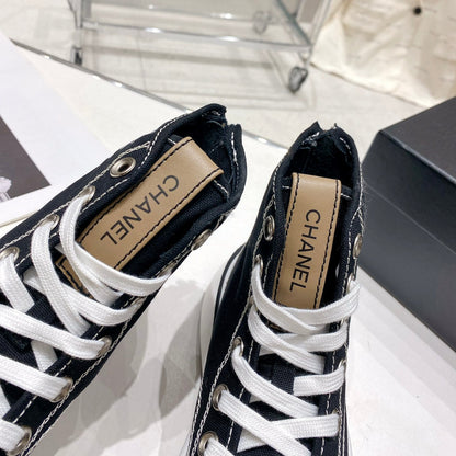 High top vintage classic women's casual shoes