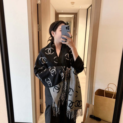 Fashion and versatile high-end cashmere scarf PD1023042825