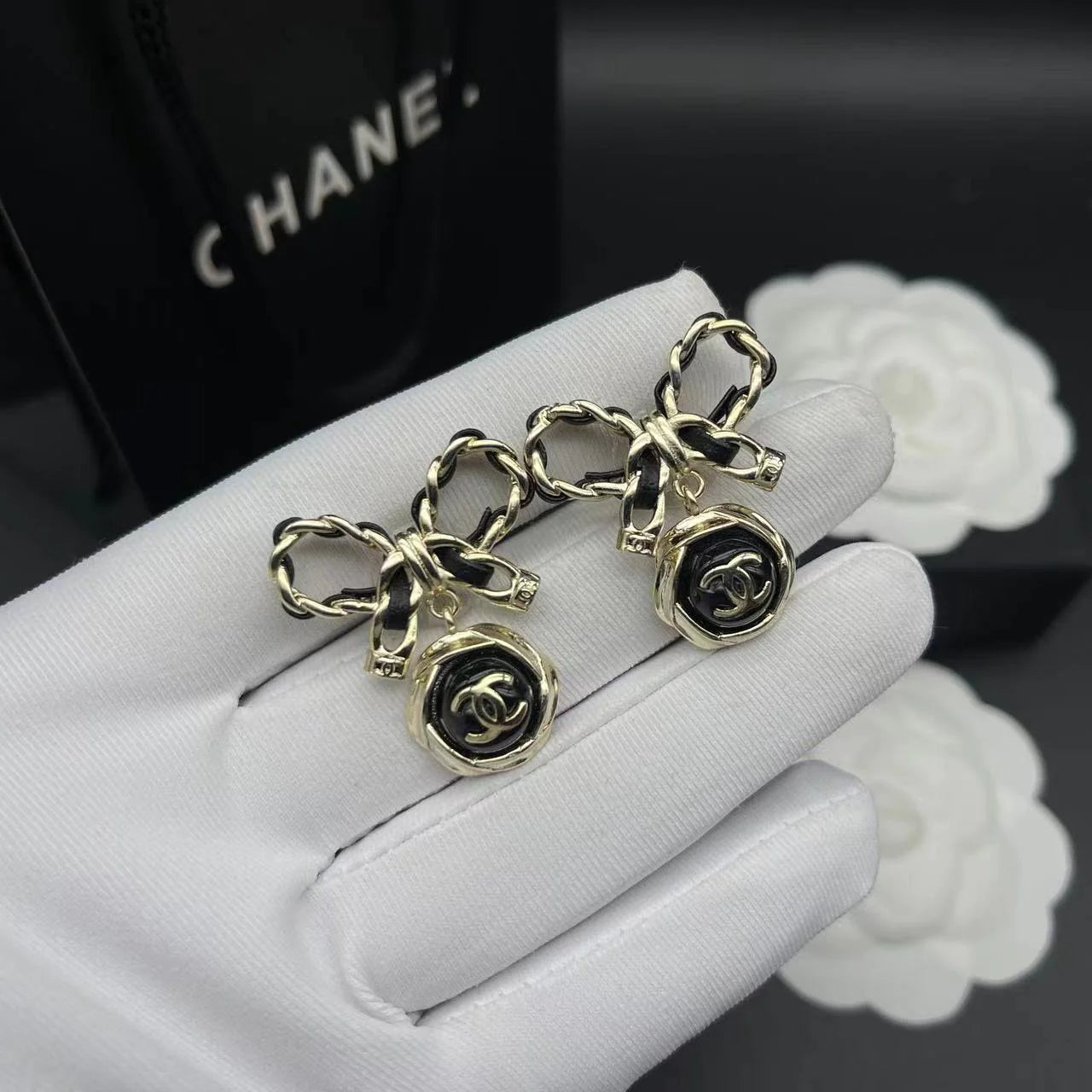 Fashionable Tassel Full Diamond Earrings 1024010313
