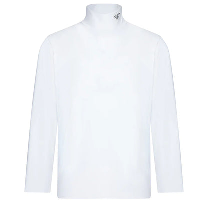 Unisex fashion and versatile high neck base shirt 1024080503