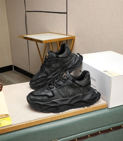 Lvv fashion luxury printed rubber sole sports shoes 0724121601