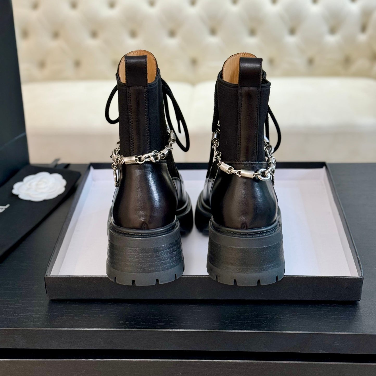 CNL letter buckle Martin boots 0724121102